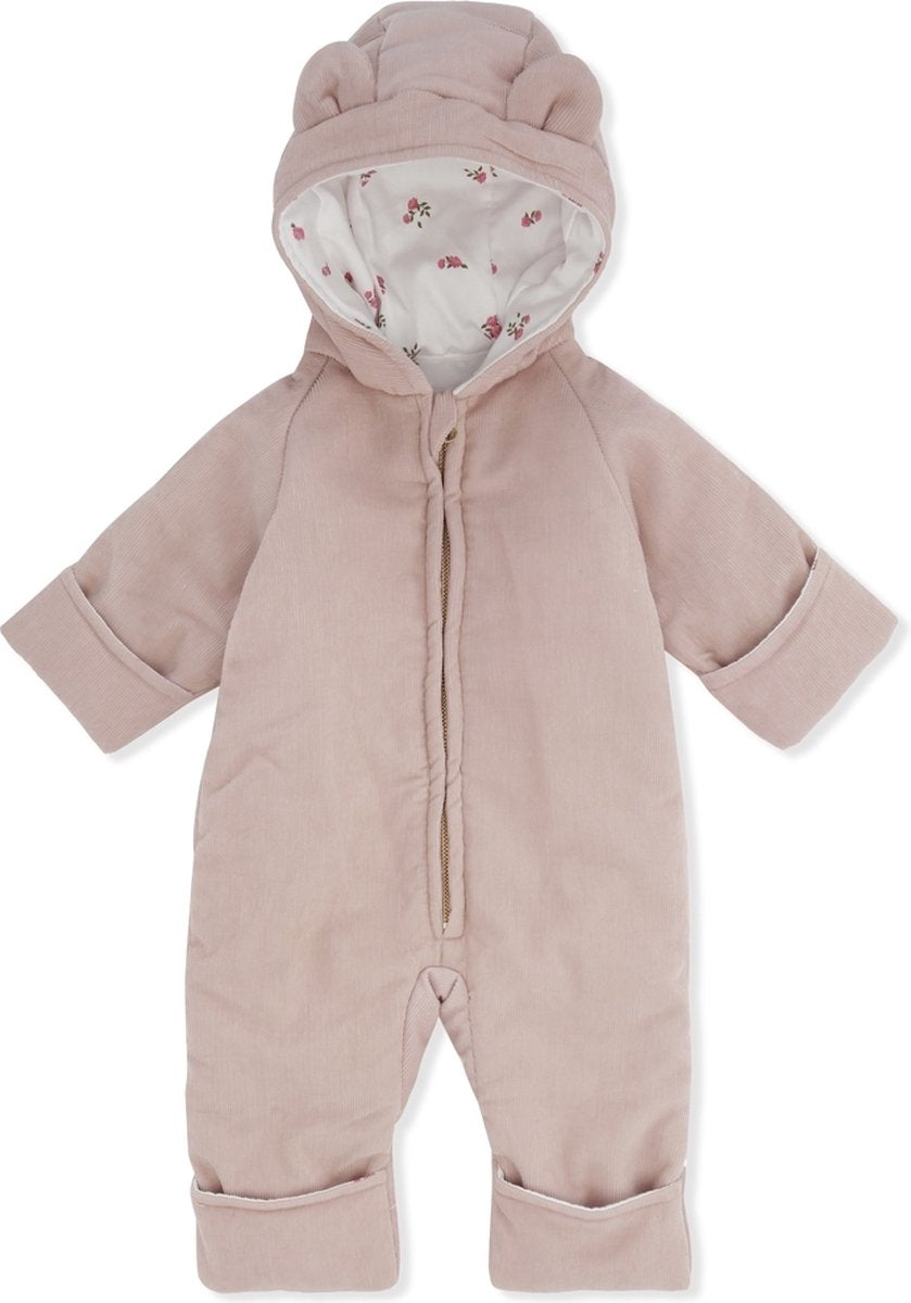 Konges Sløjd Onesie - Teddy Suit - Rose Smoke/Bonderose - Crawler - Children - 9 Months