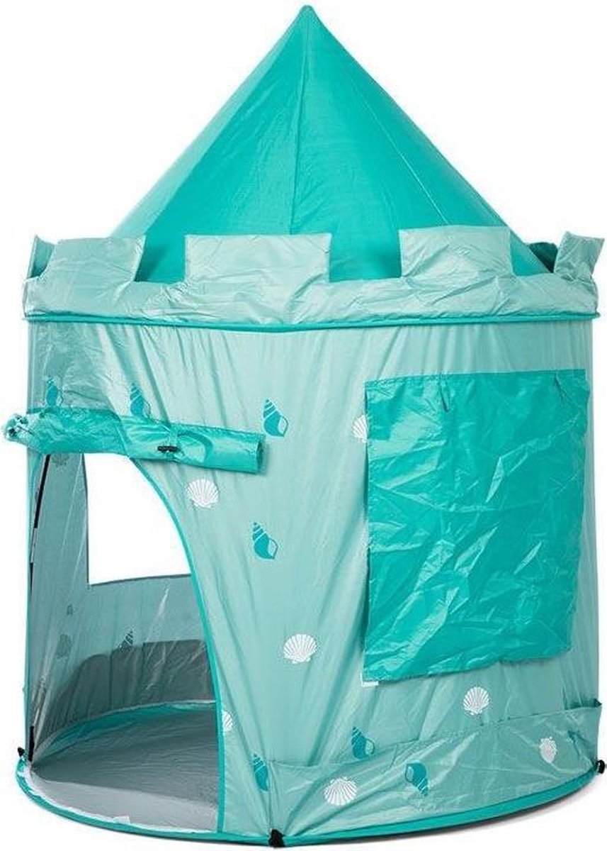 Mamamemo Pop-up Play Tent Aqua 140 Cm Polyester Aqua 2-piece