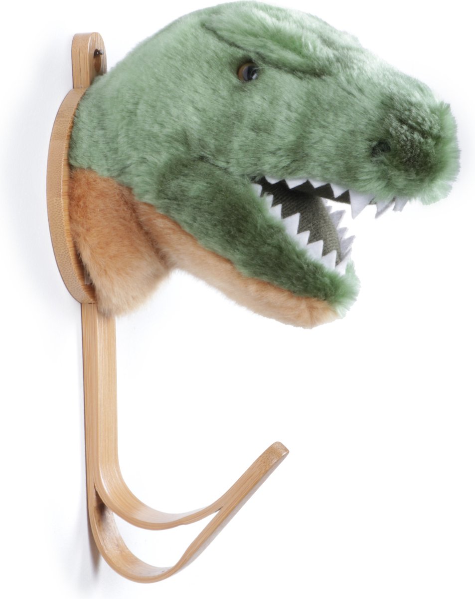 Wild &amp; Soft Wooden animal coat rack - T-Rex