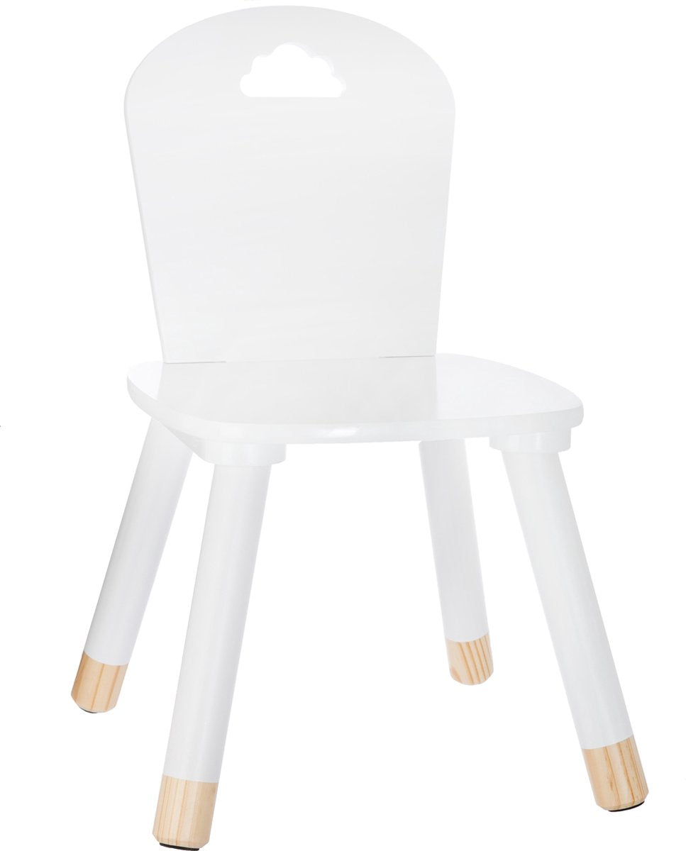 Chaise Haute Enfant Atmosphera Blanc - 50x30x30 cm