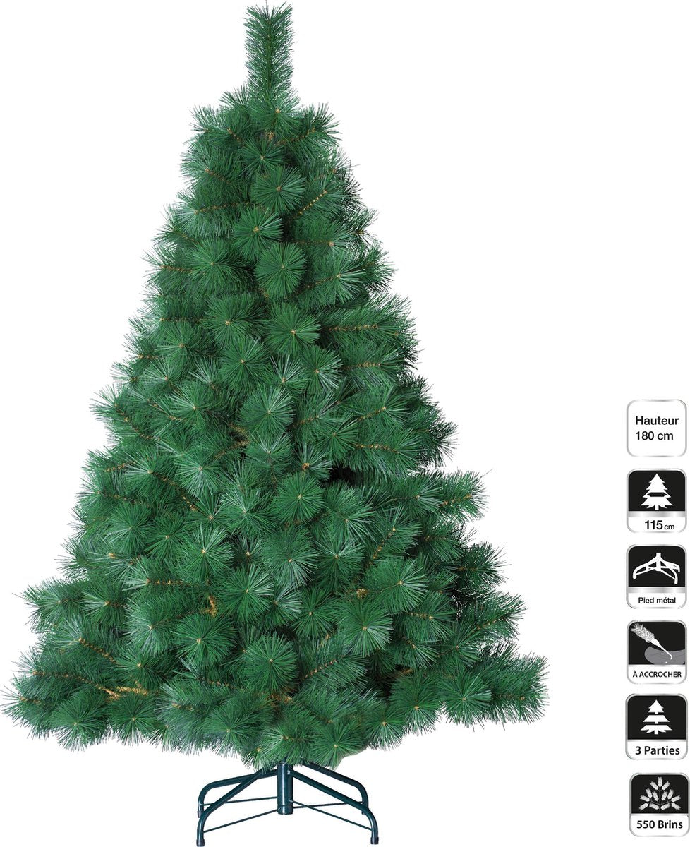 Sapin de Noël artificiel - Epicéa du Nebraska - 180 cm