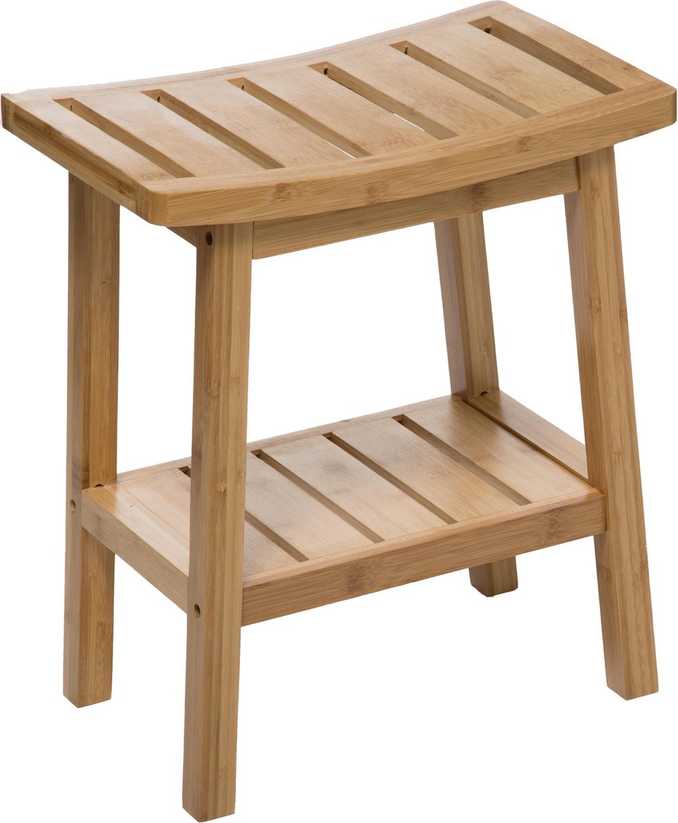 5Five Bamboo Step Stool - 2 Layers - Step - 2 Steps - Step - Stool