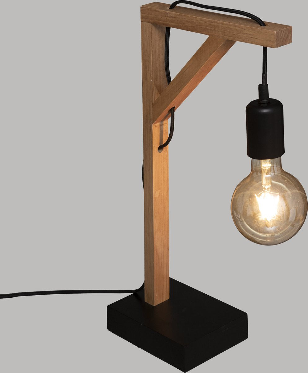 Lampe de Table Atmosphera Wild - Noir - H 46 cm - Lampe non incluse