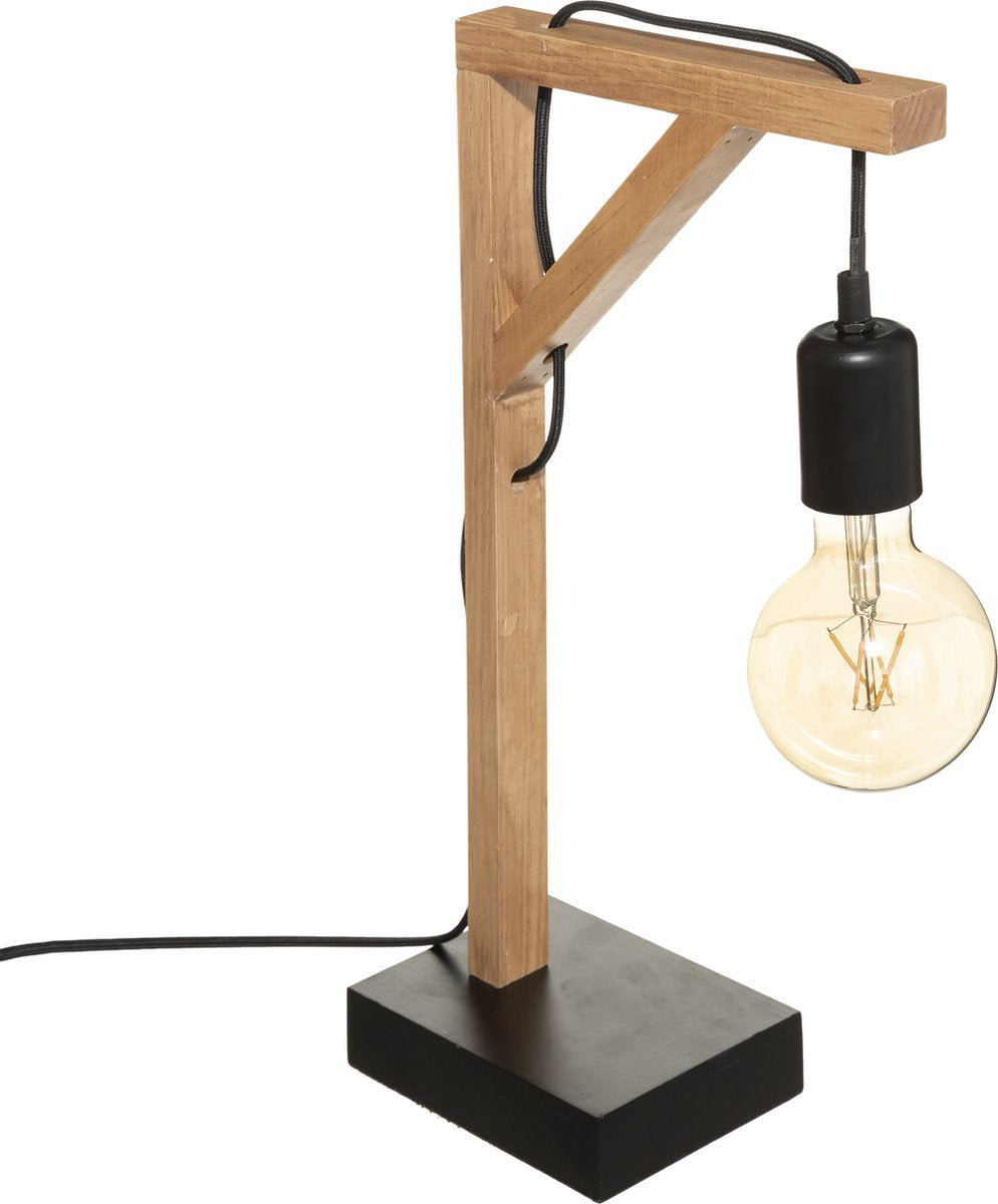 Lampe de Table Atmosphera Wild - Noir - H 46 cm - Lampe non incluse