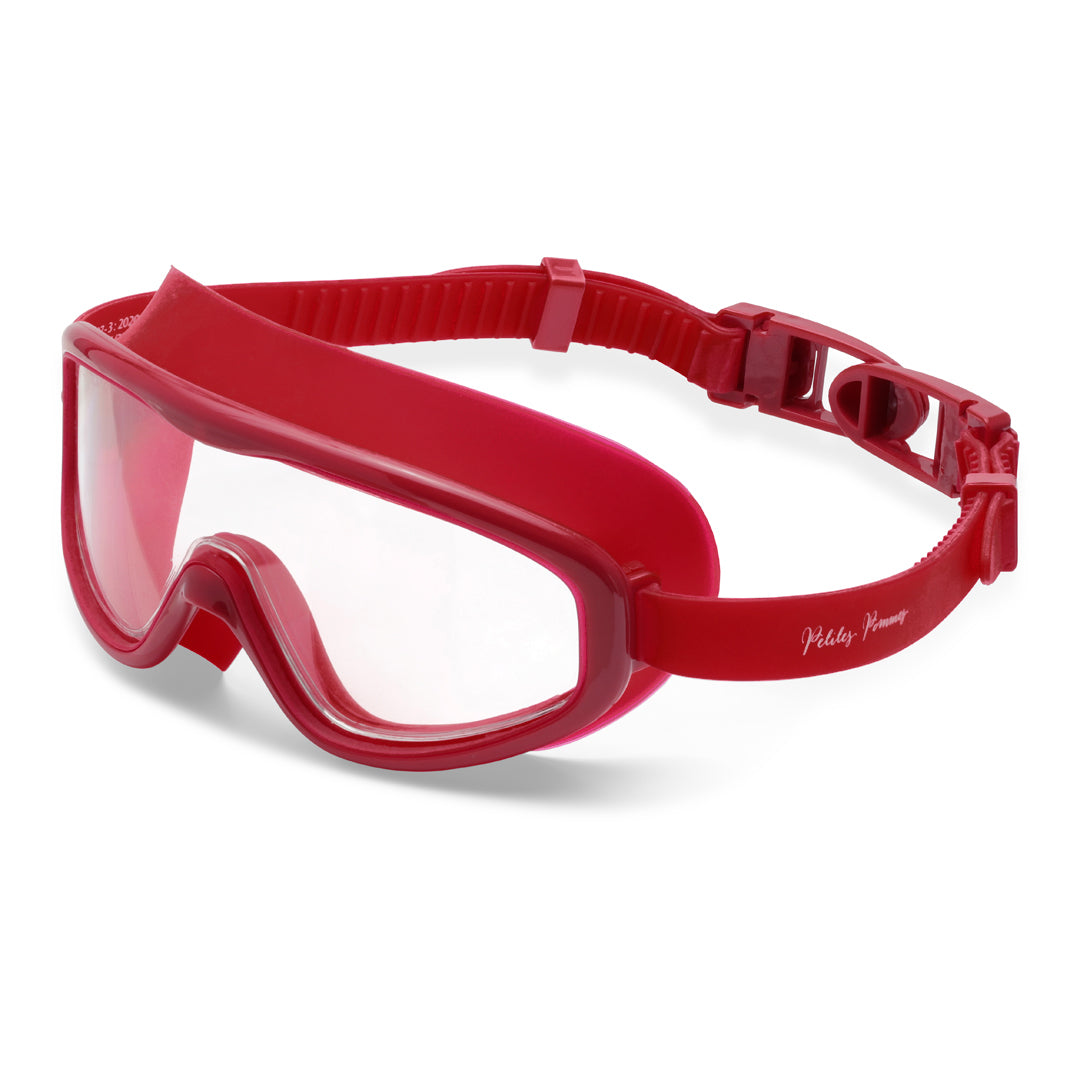Petites Pommes - Lunettes de natation - Lunettes Hans - Enfant - Rouge rubis