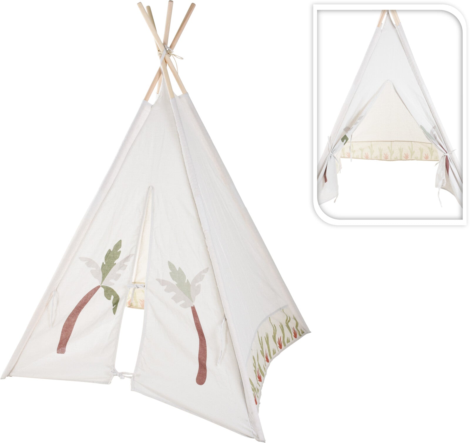 Play tent Tipi - Cactus - 103x160cm - Tent