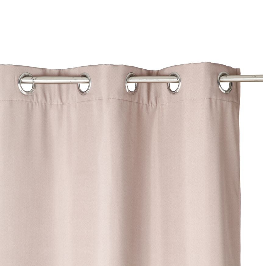 Atmosphera Isolerende Taupe gordijn met 140 x 260 cm - gordijn raambekleding - gordijnen kant en klaar met haakjes ringen