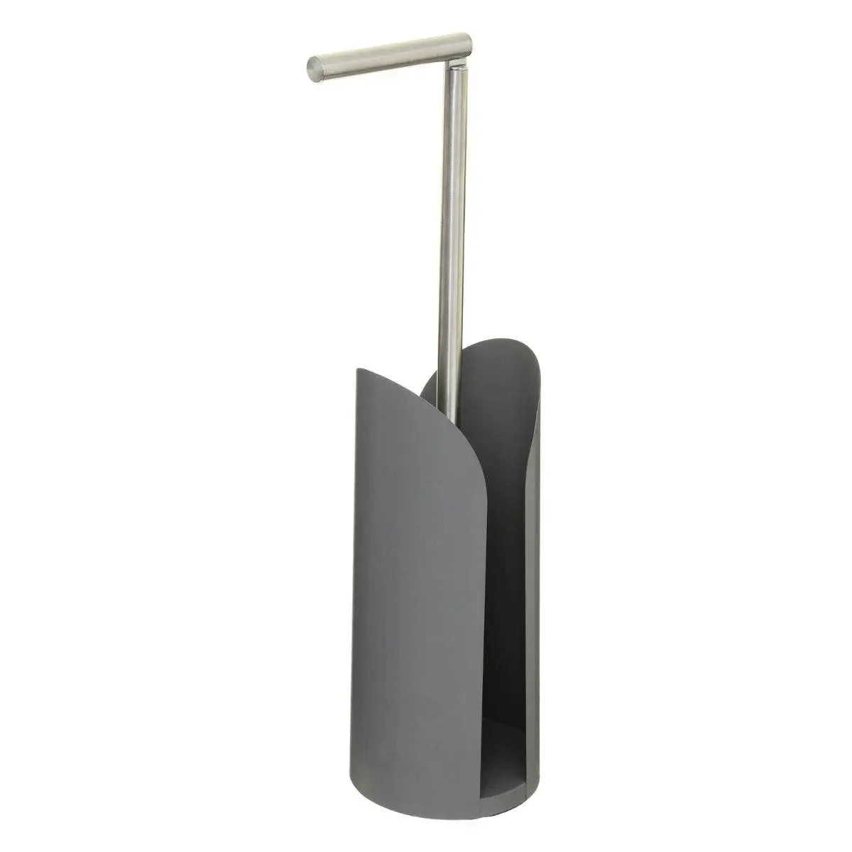 5Five Cocoon Flexibele toilethouder + toiletborstel - Grijs