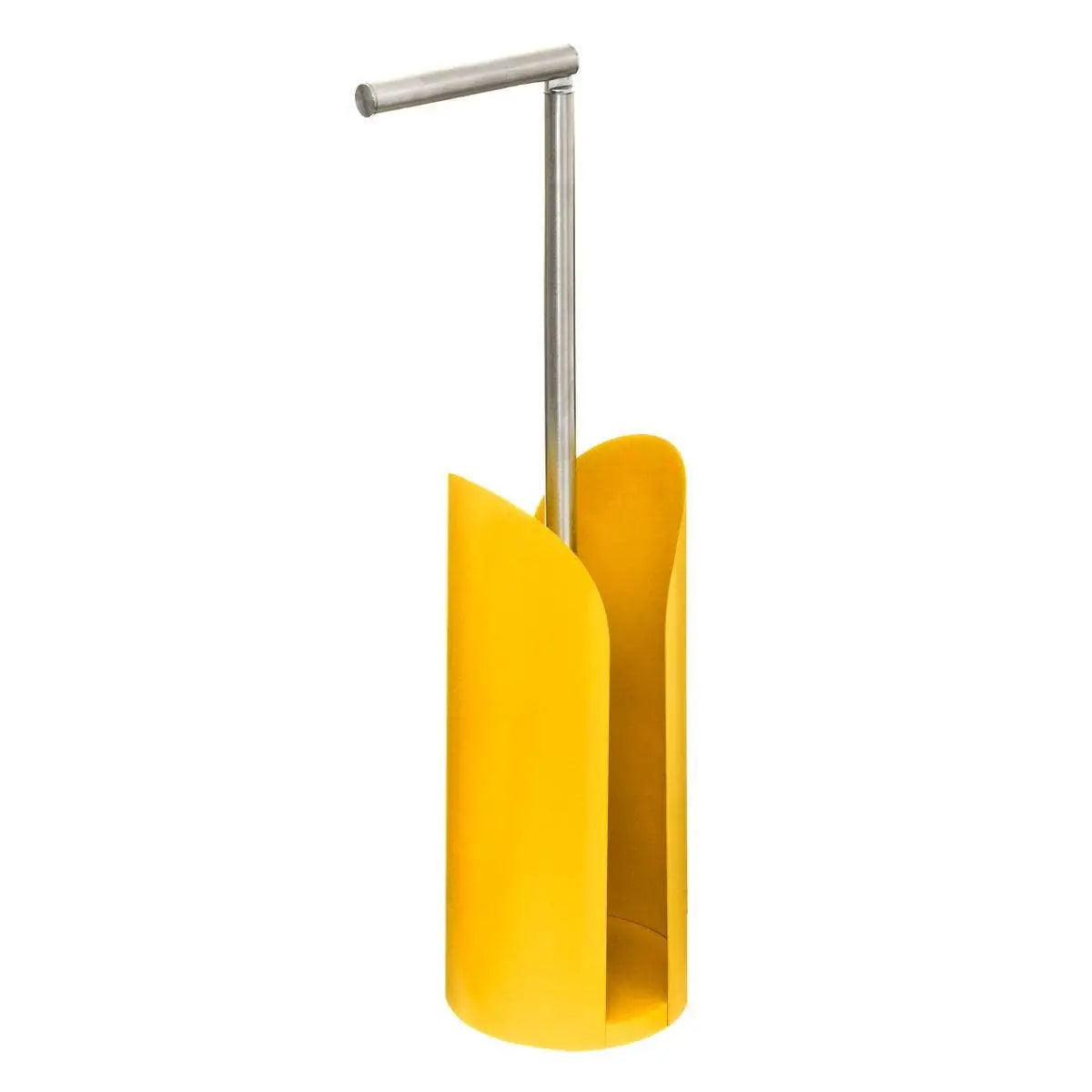 5Five Cocoon Flexibele toilethouder + toiletborstel - Geel