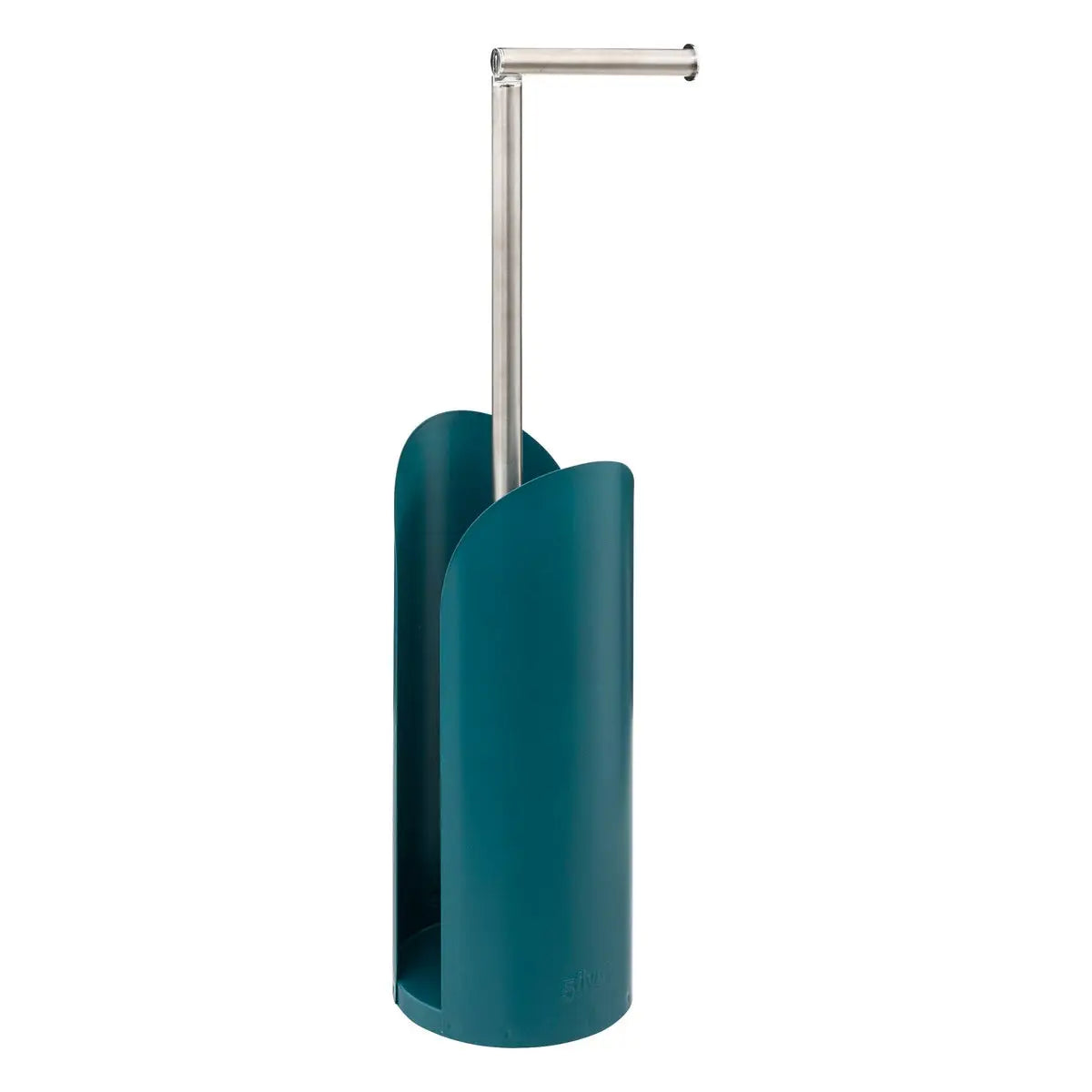 5Five Cocoon Flexibele toilethouder + toiletborstel - Petrol