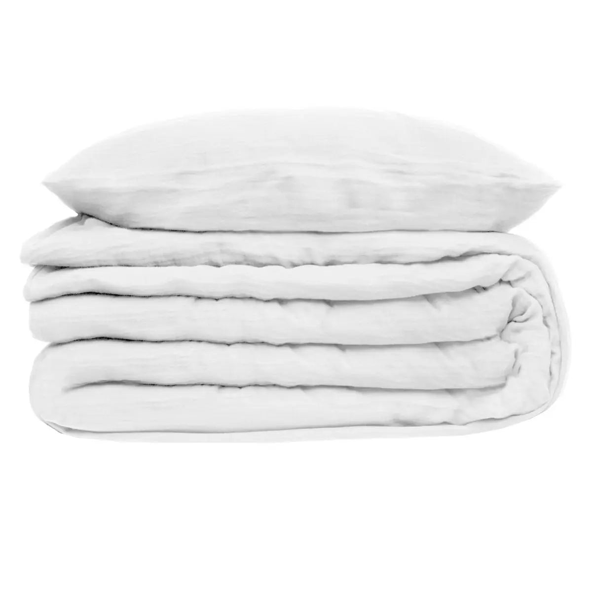 Atmosphera Duvet cover set with 2 pillowcases 240x220cm White
