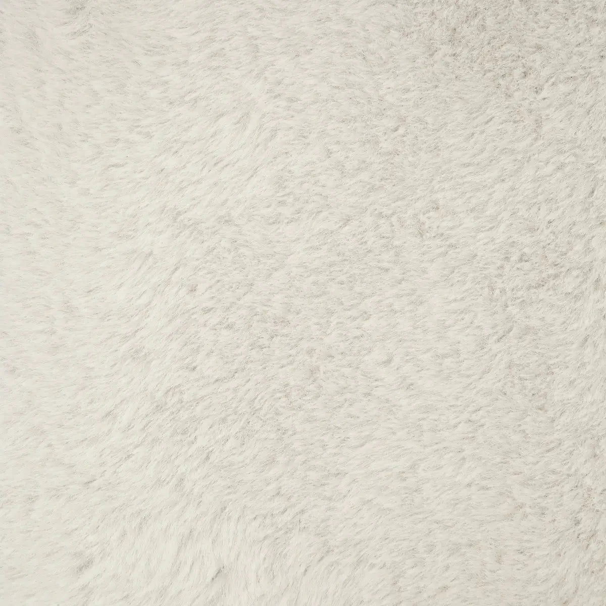 Atmosphera Ezzio Poef - Pluche extra zacht - Wit - 76 x 38cm