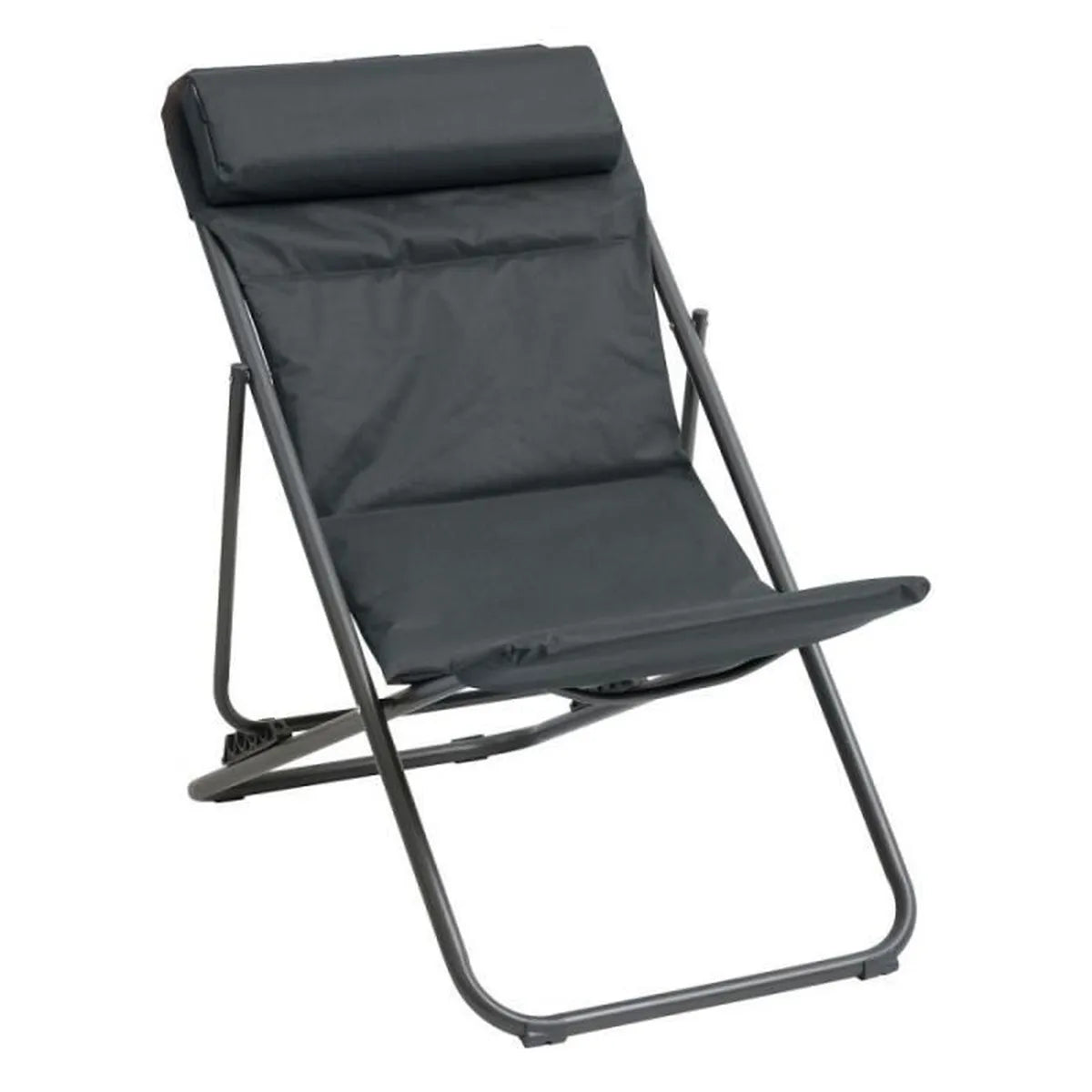 Chaise de jardin bistro de luxe Hespéride - Pliable - Anthracite - Jubbe - 81x59x98cm