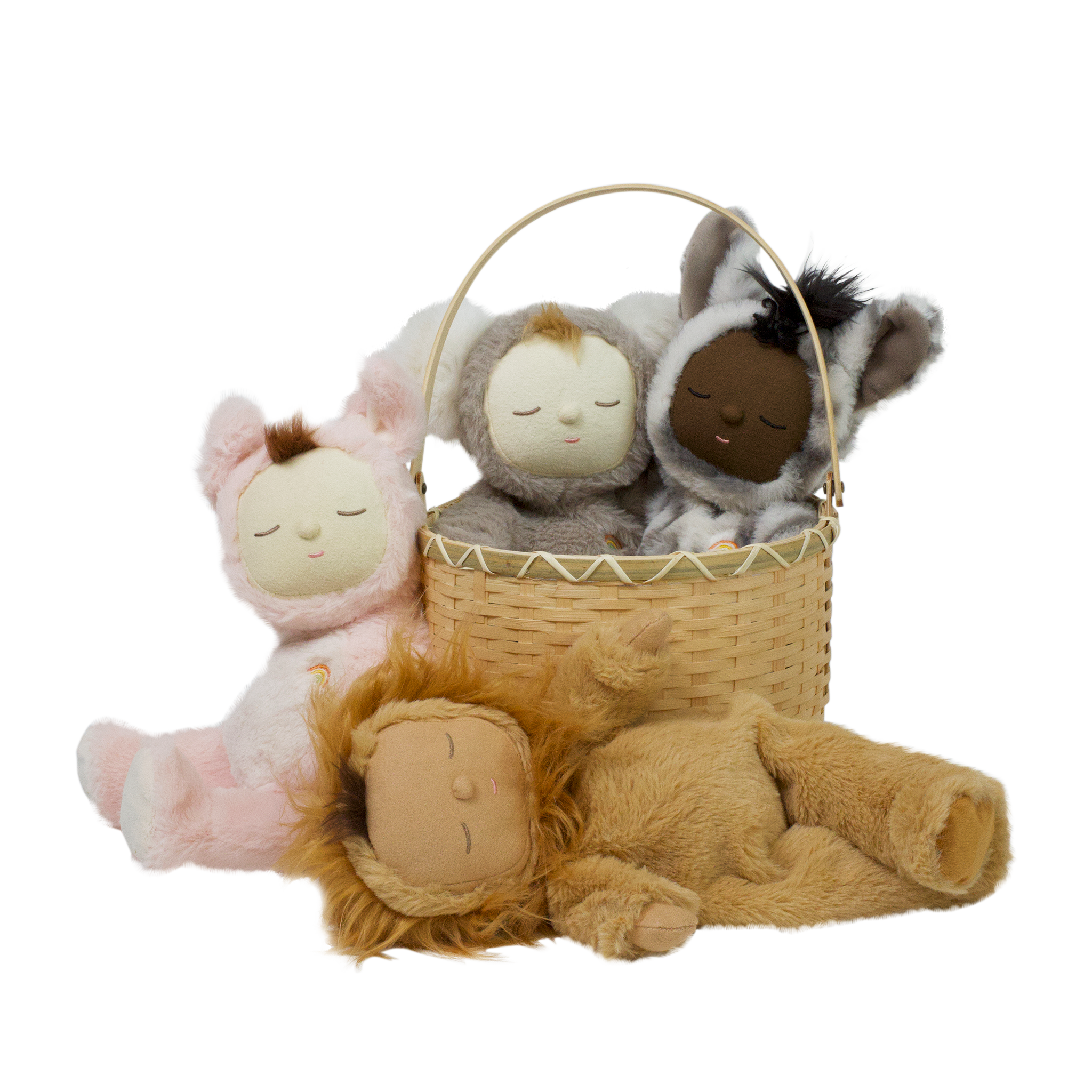Olli Ella - Cozy Dozy Dinkum Doll Piggy Augurk - Knuffel - Pop - Speelknuffel