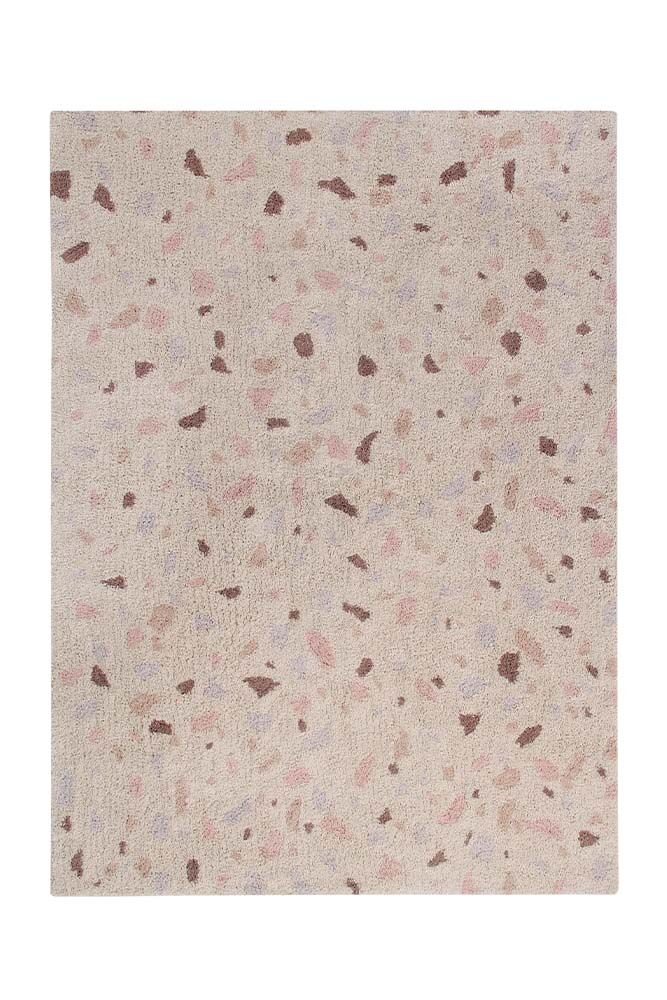 Lorena Canals Tapis lavable en coton - Terrazzo Moonstone - 140x200cm